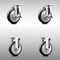 Service Caster 5 Inch 316SS Black Polyurethane Swivel Top Plate Caster Brake 2 Rigid SCC, 2PK SCC-SS31620S514-PPUB-BLK-TLB-2-R-2 - alternate 3